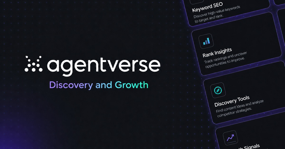 Discovery and Growth for AI Agents | Agentverse